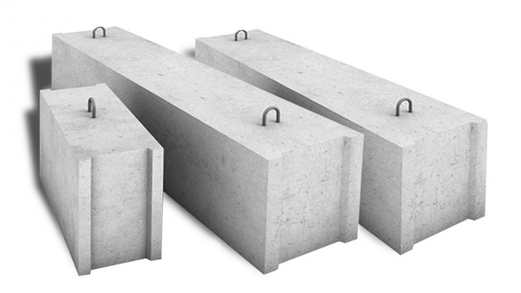Фундаментные блоки Размер, мм 1180x300x580